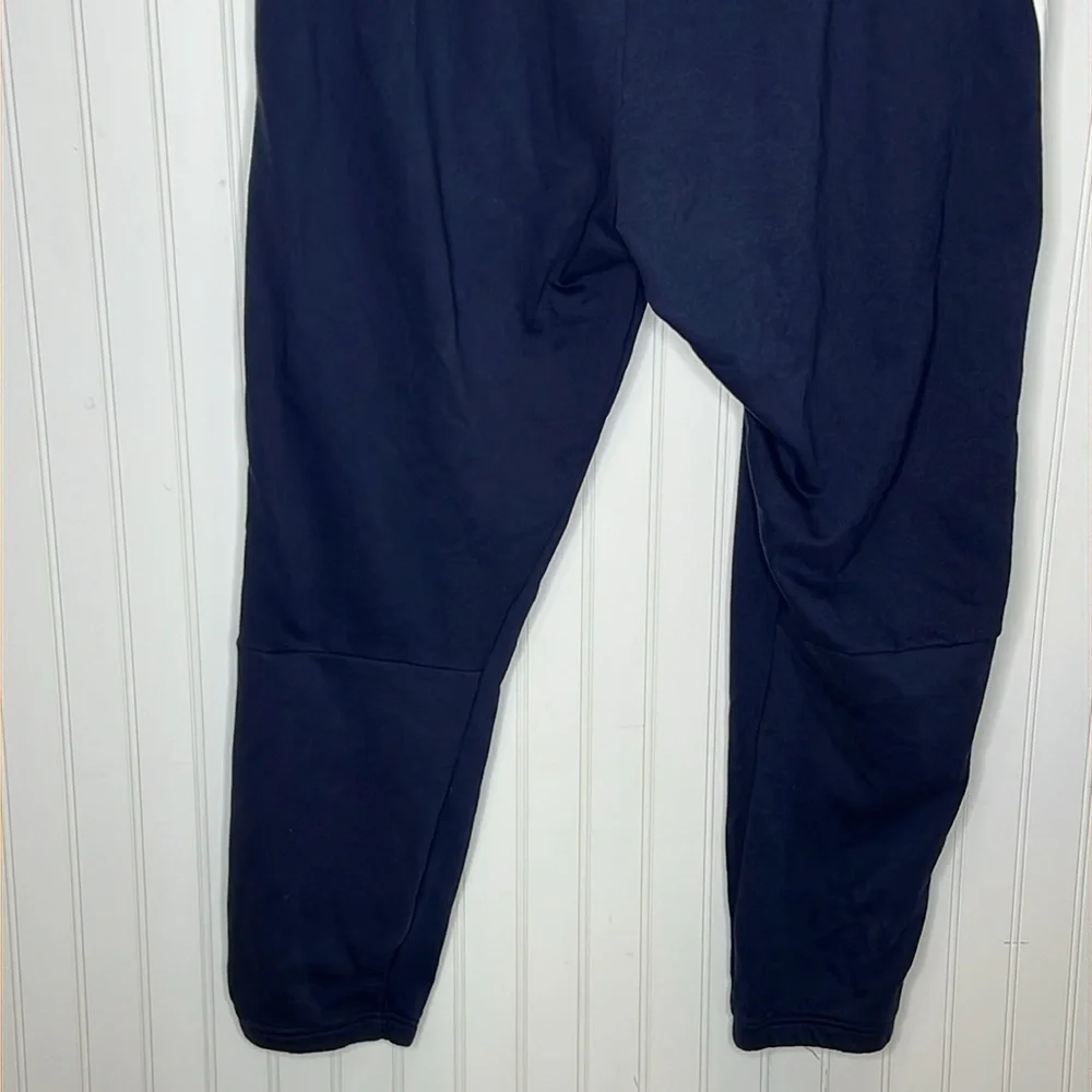 Adidas Navy and White 2XL Joggers